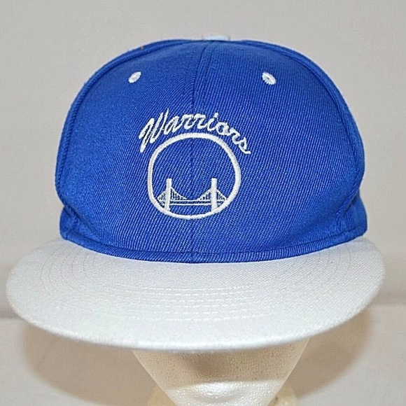 Golden State Warriors Blue/White Baseball Cap Snap - Picture 1 of 5